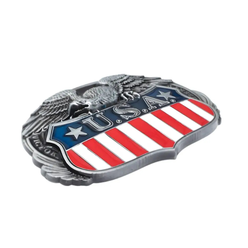 American flag eagle belt buckle for patriotic style showcasing bold patriotism