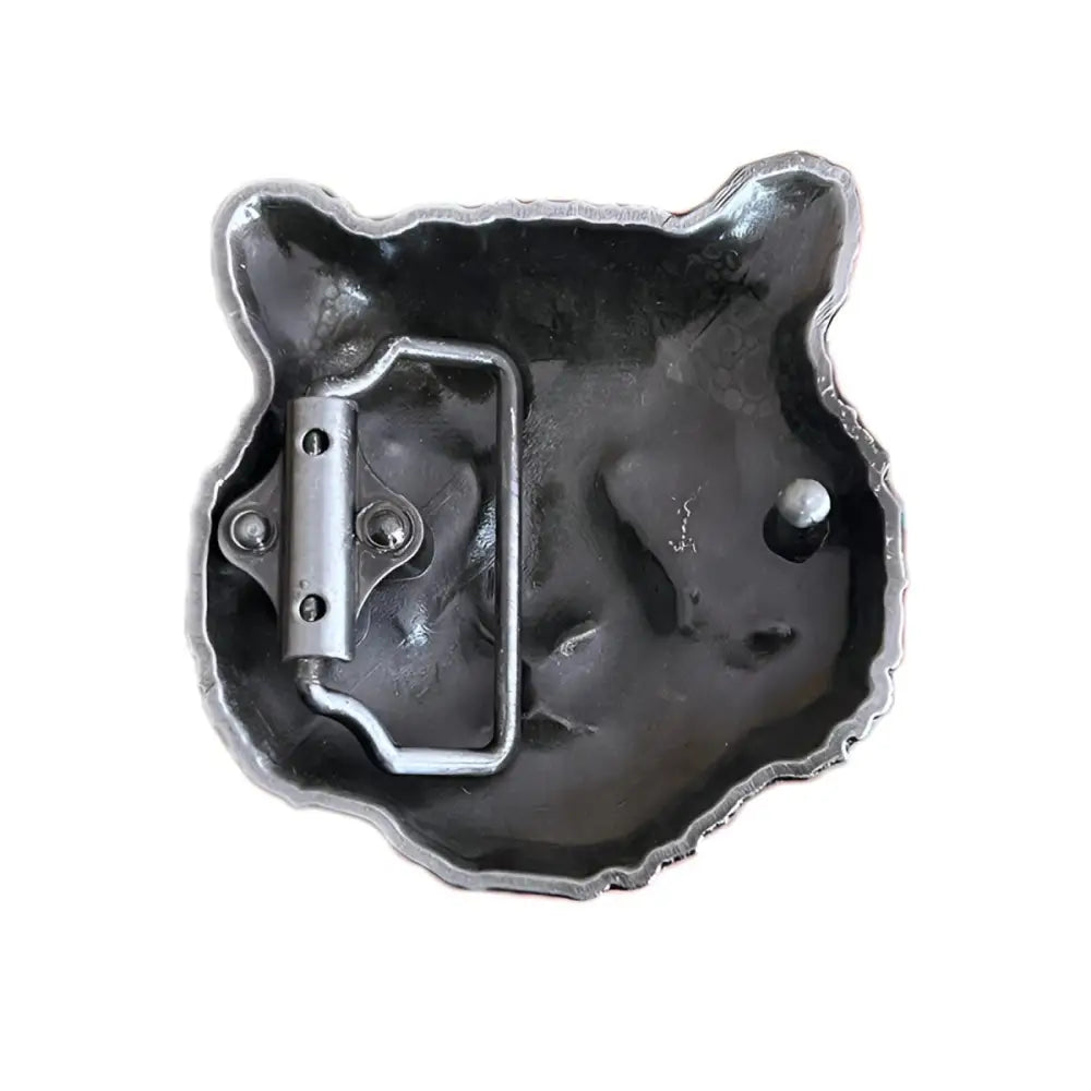 Metal tiger head belt buckle for stylish accessories, premium belt buckle design