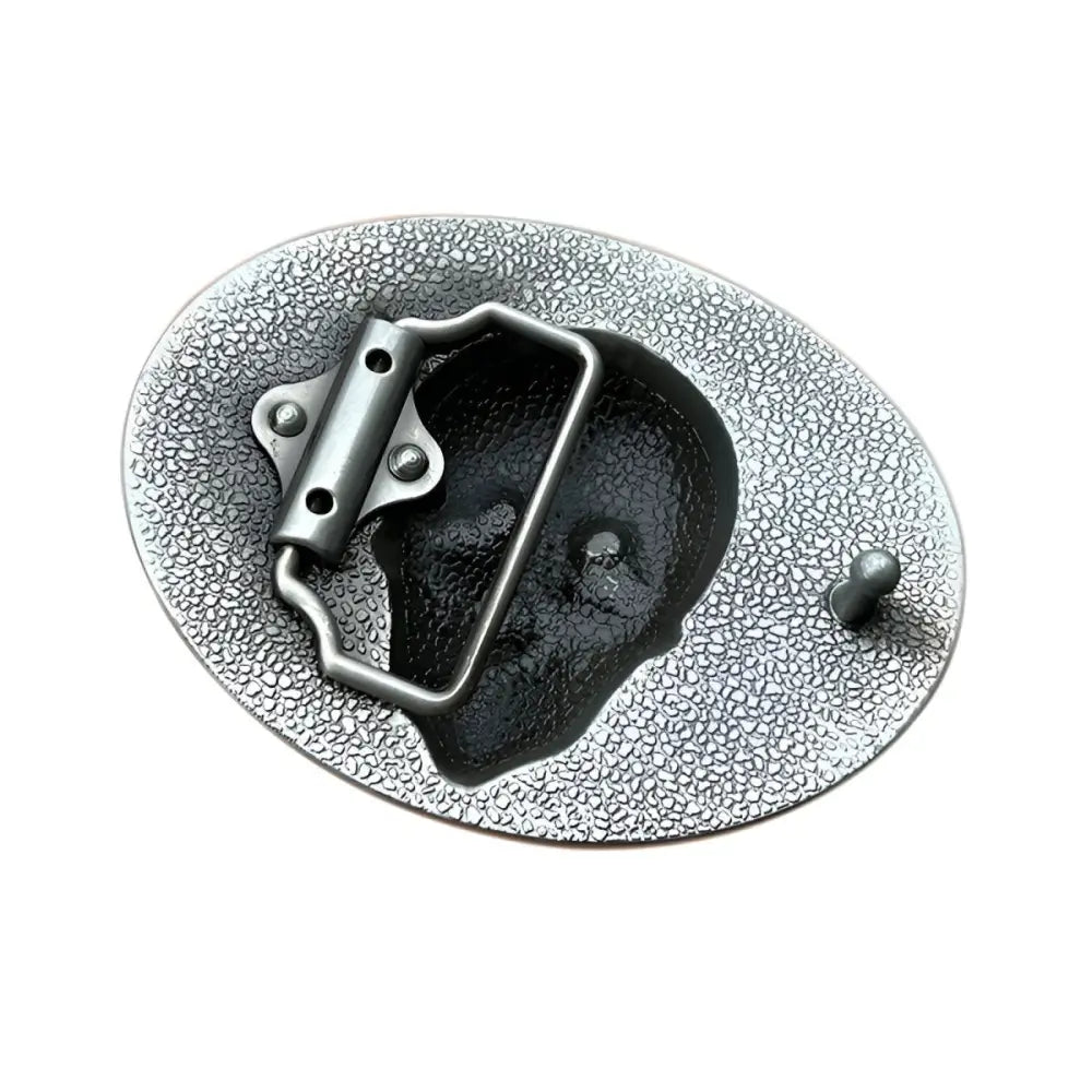Belt buckle back display for Crazy Hunter Gold Skull Belt Buckle and Accessories