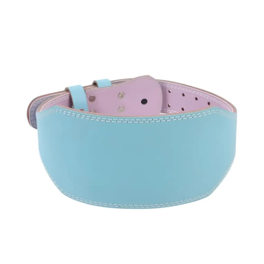 Blue and pink Elie Leather Power Belt from Elie Leather Power Belts collection