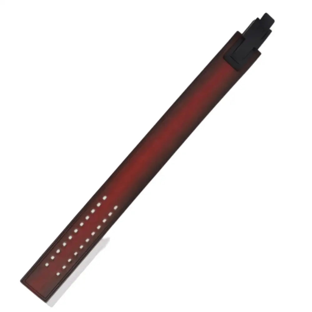 Red and black wind instrument from Color Gradient Max Leather Lifting Belt collection