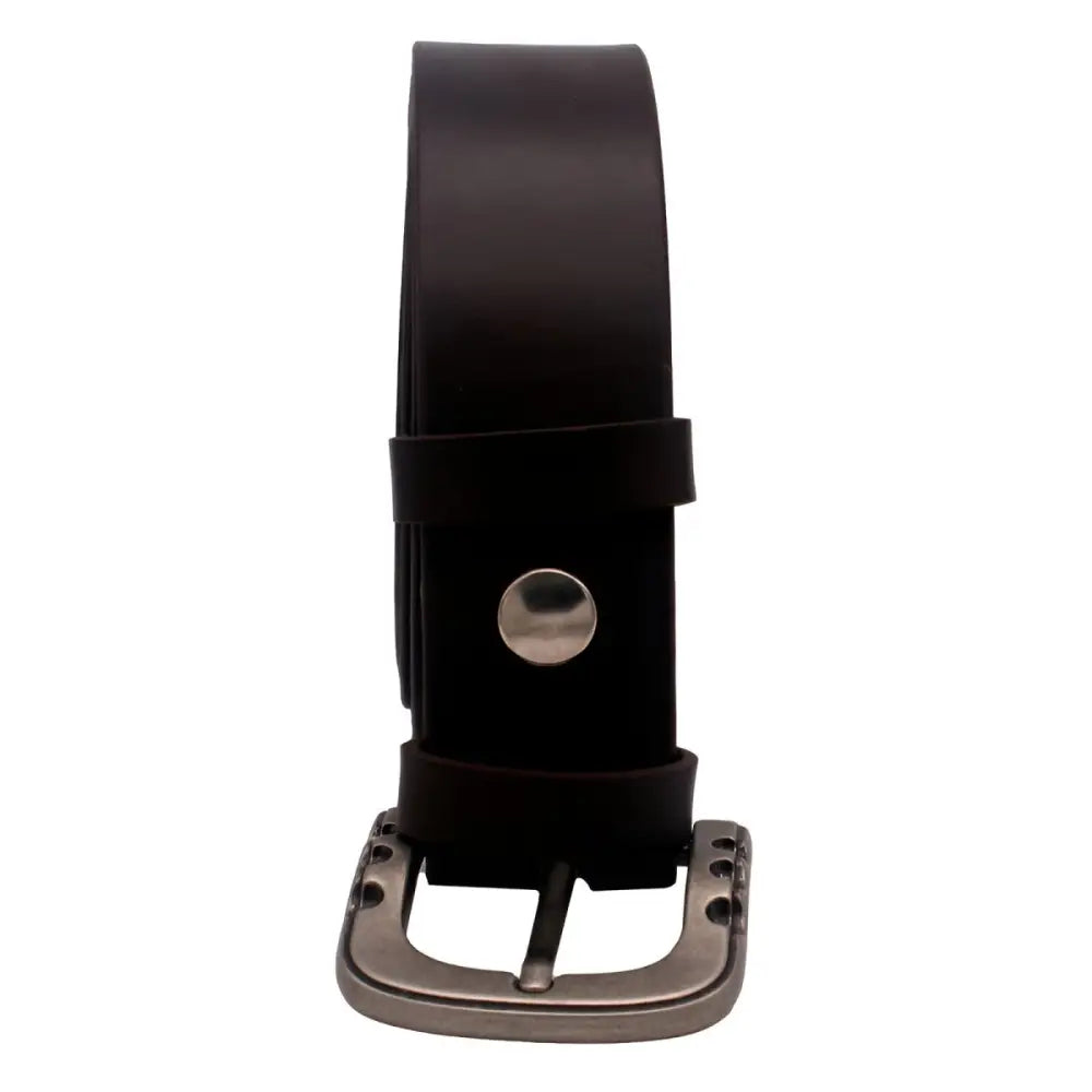 Théo Leather Belt with Metal Buckle for Men and Women, high-quality leather belt