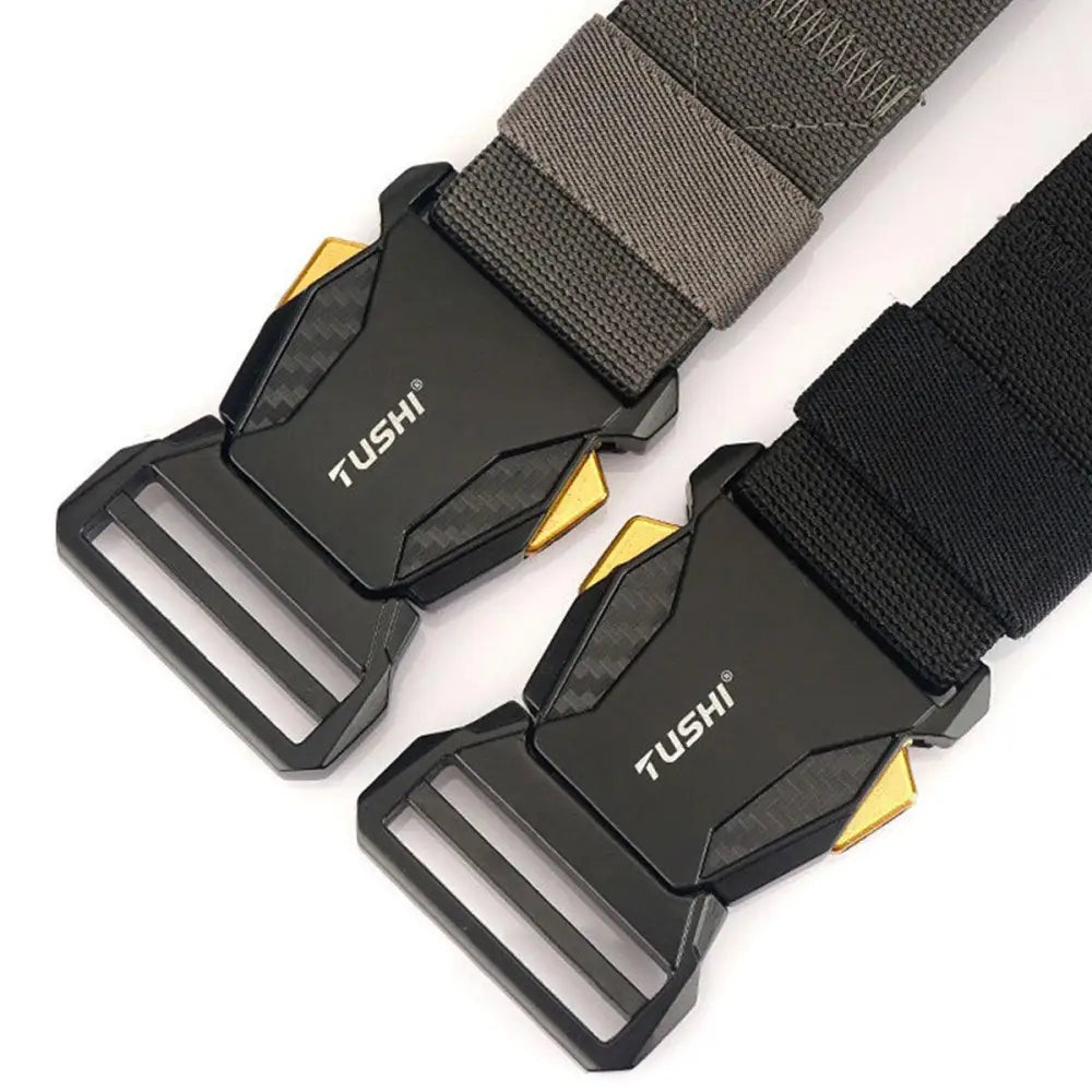Aki Elastic Tactical Military Belts Set with Metal Buckles for Outdoor Tactical Military Use