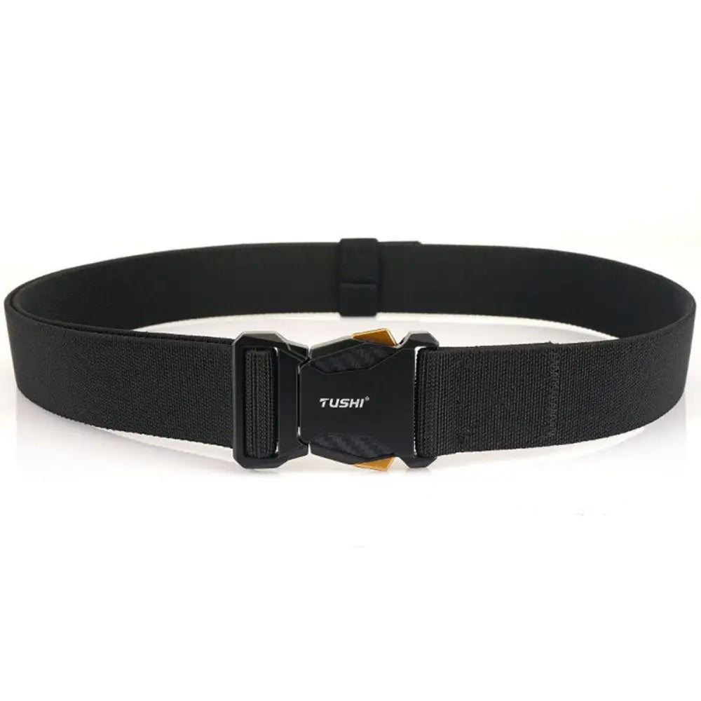 Black Aki Elastic Tactical Military Belt for outdoor and tactical use