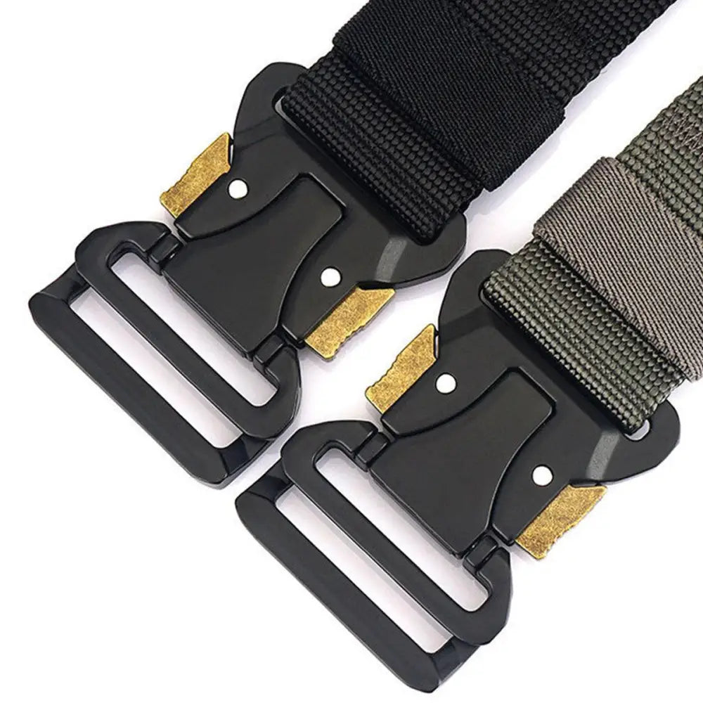 Hallfred Tactical Elastic Belts Set with Metal Buckles, ideal for tactical elastic military use