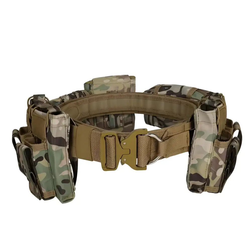 Tactical belt with pouches from Black Molle 6-Piece Grimkel Tactical Fanny Pack and Belt