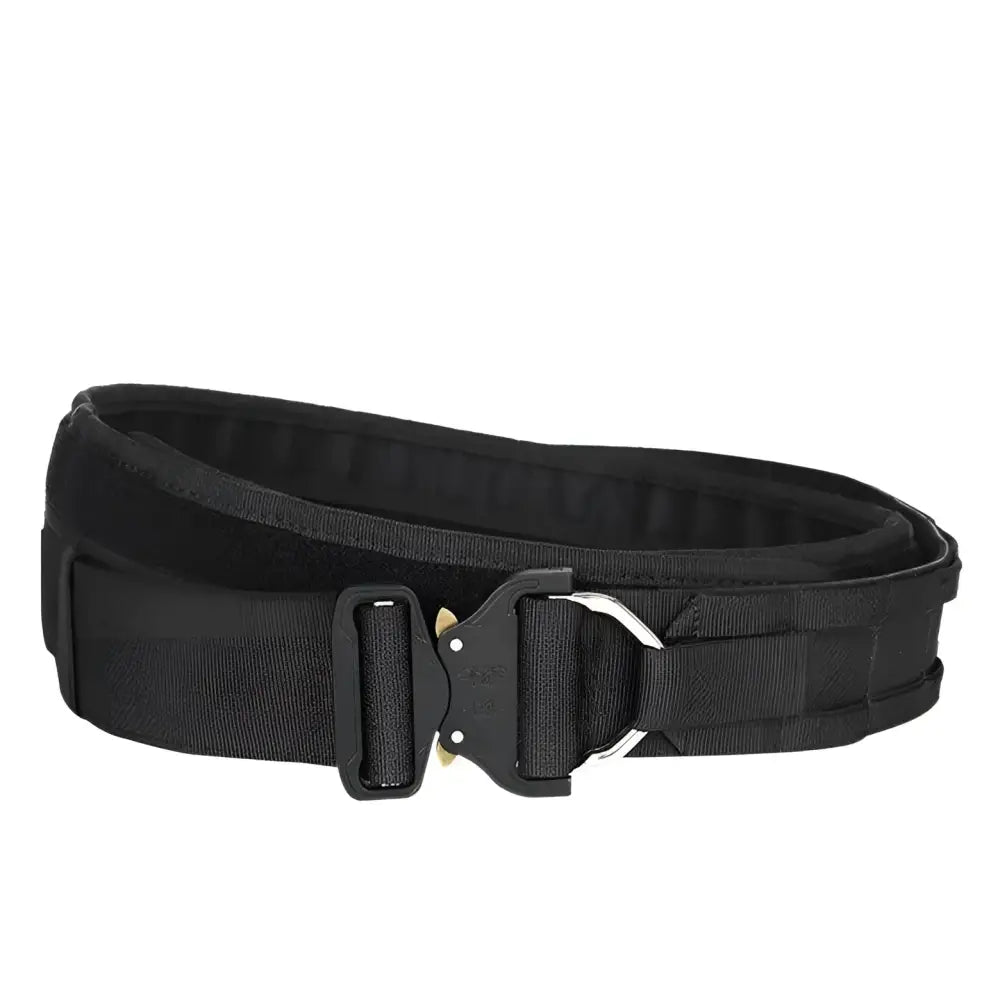 Black Molle 6-Piece Grimkel Tactical Belt with Metal Buckle for versatile gear attachment