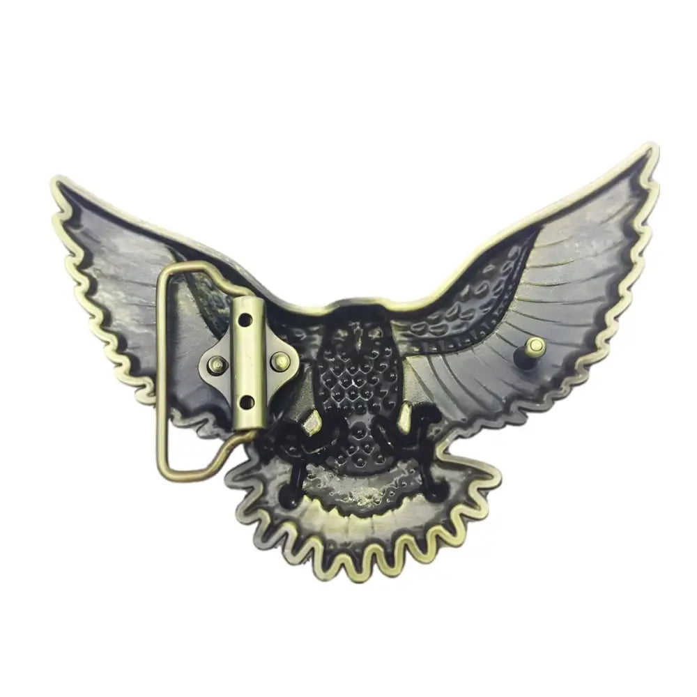 Metal eagle belt buckle Brad Model, ornate silver belt buckle for stylish accessories
