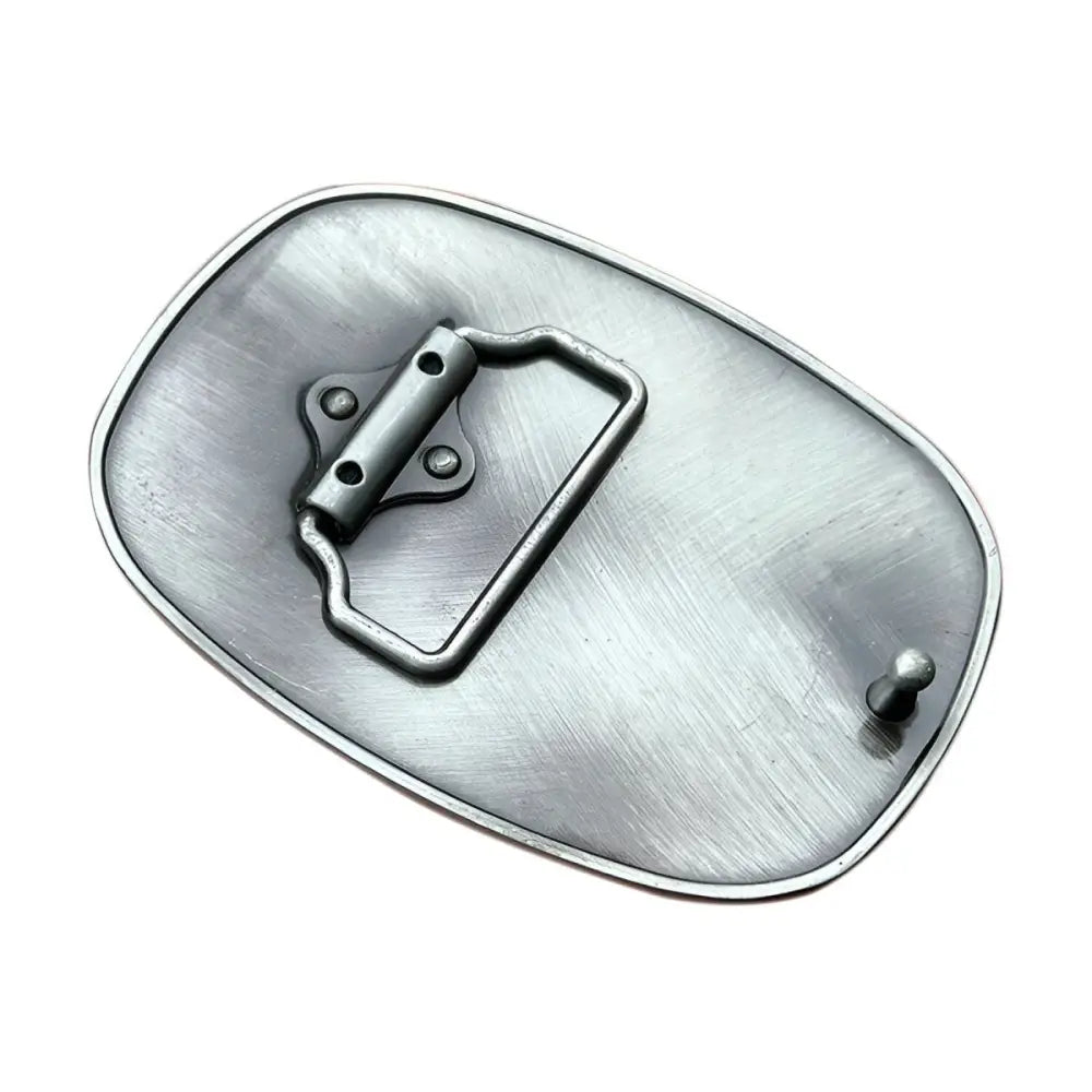 Metal belt buckle back for law enforcement officers’ Blue and Silver Law Enforcement Belt Buckle