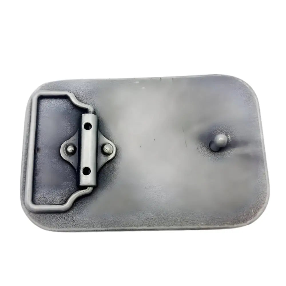 Metal belt buckle back for Route 66 Belt Buckle, perfect for open road enthusiasts