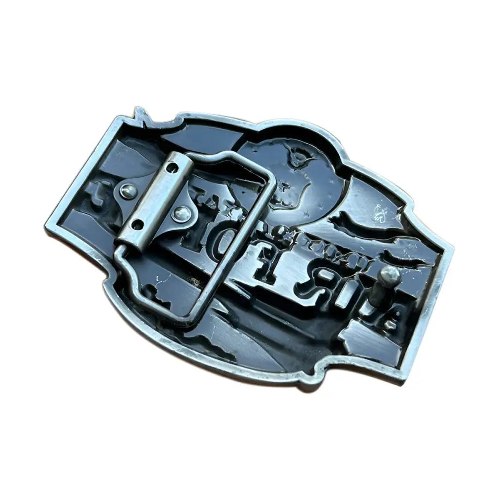 United States Air Force belt buckle with emblem and metal back showing detail