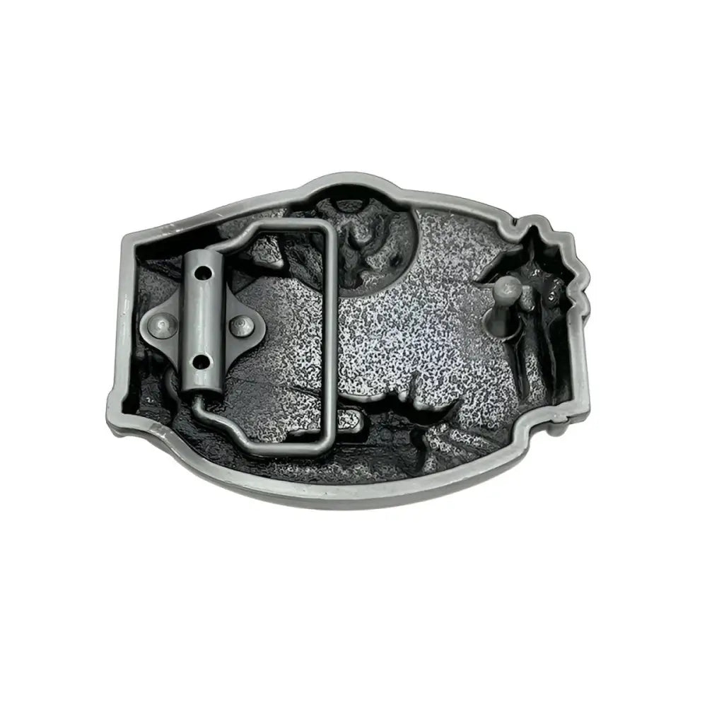 Metal belt buckle featuring the United States Army emblem for military enthusiasts