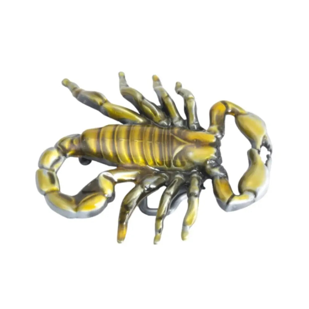 Metallic scorpion belt buckle from the Metallic Scorpion Figurines and Belt Buckle Set