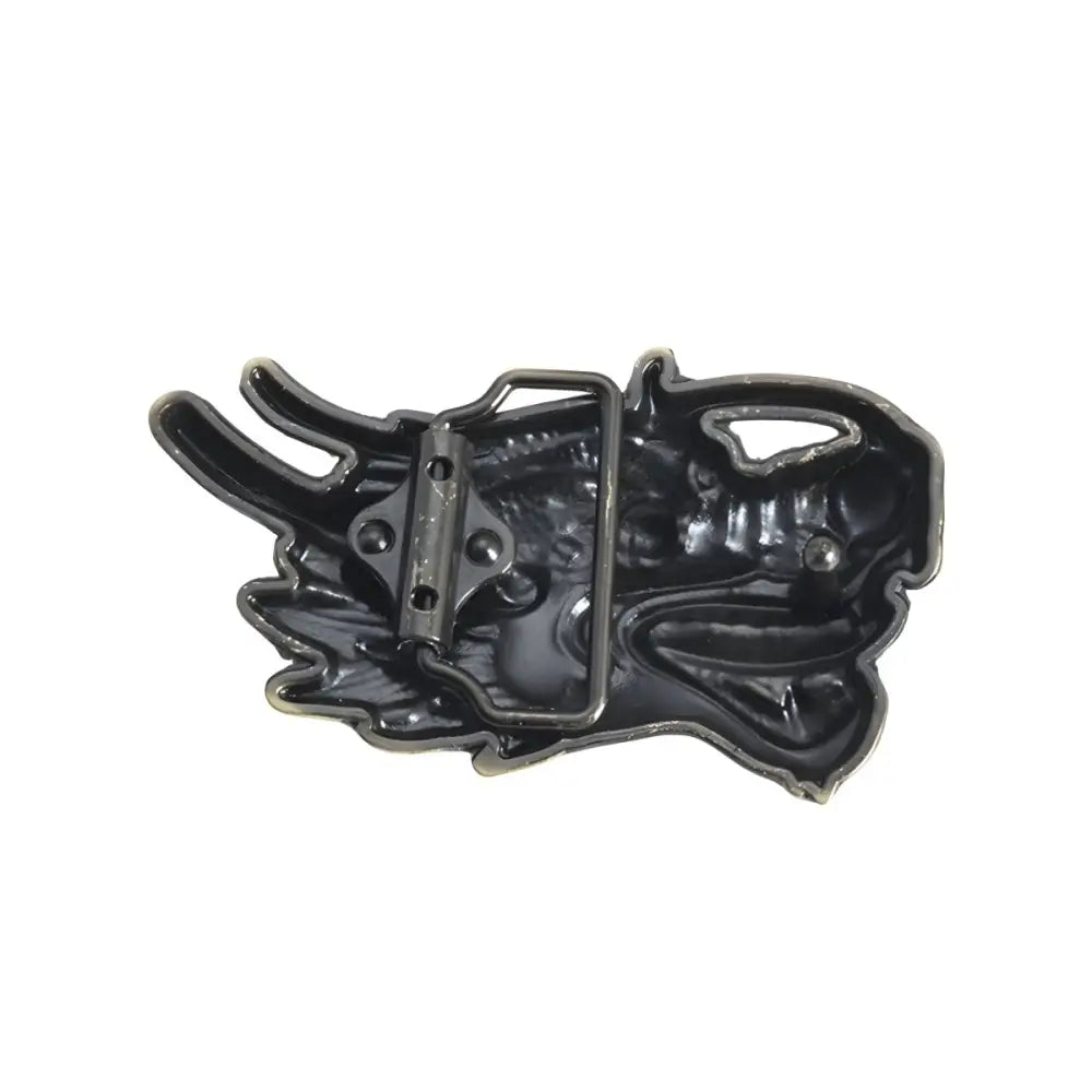 Metal belt buckle featuring Bronze Dragon Head Marvin Model for stylish accessories