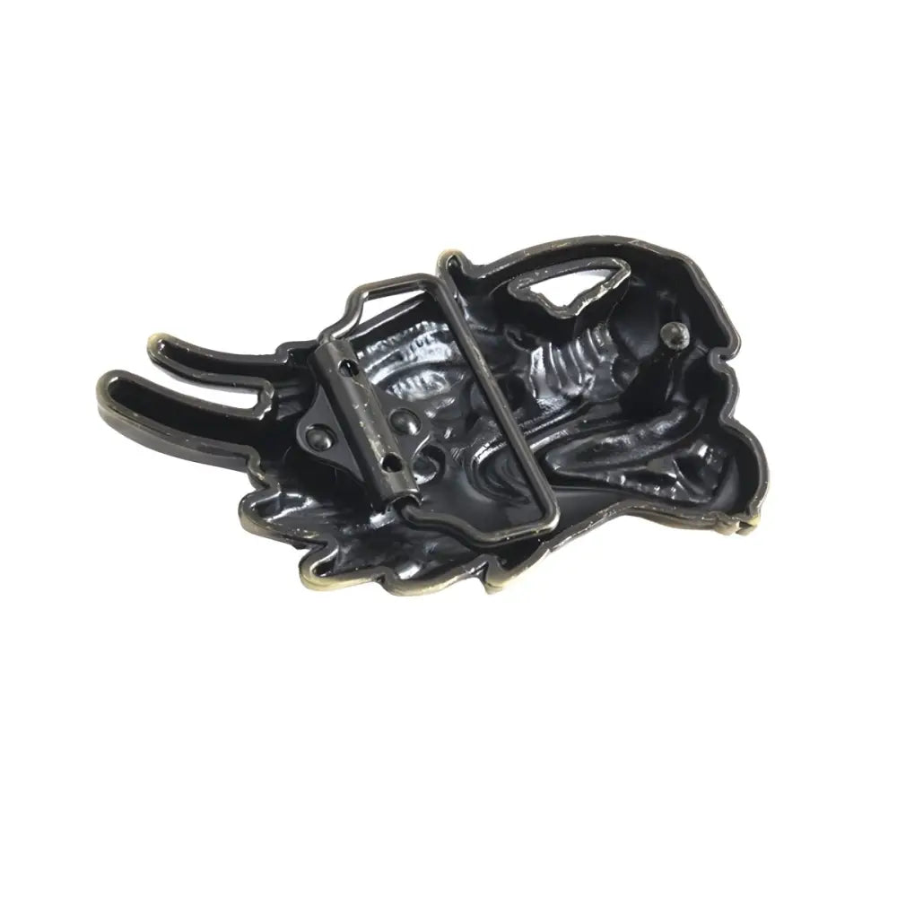 Metal belt buckle featuring Bronze Dragon Head design from Marvin Model for stylish accessories