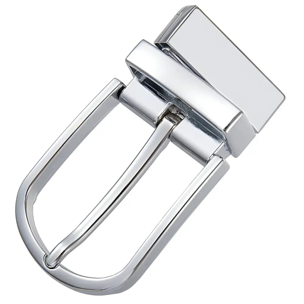 Shiny Polished Metal Abia Belt Buckle Set for Stylish Accessories featuring a belt buckle