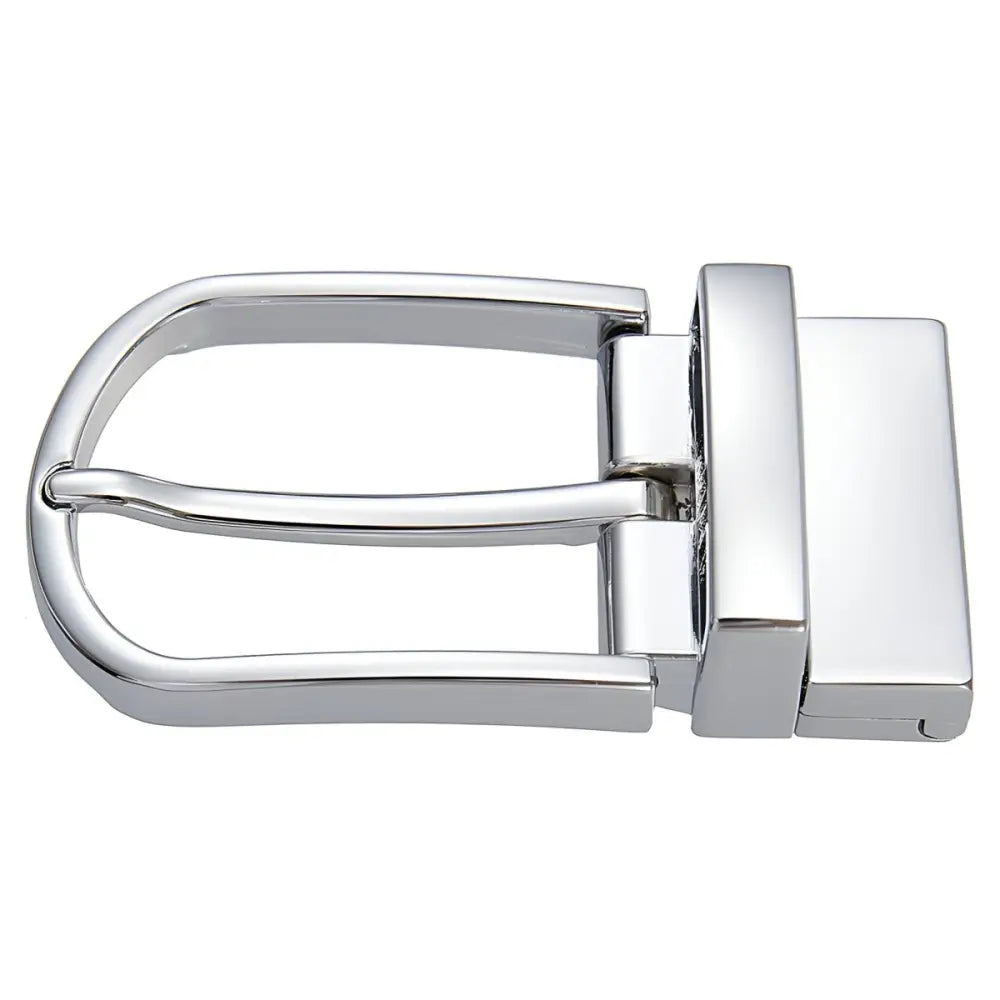 Shiny polished metal Abia belt buckle set for stylish accessories and belts
