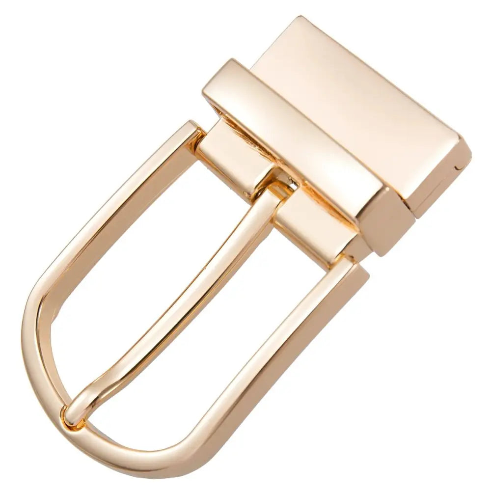 Gold-toned metal Abia belt buckle for stylish accessories in the Abia belt set
