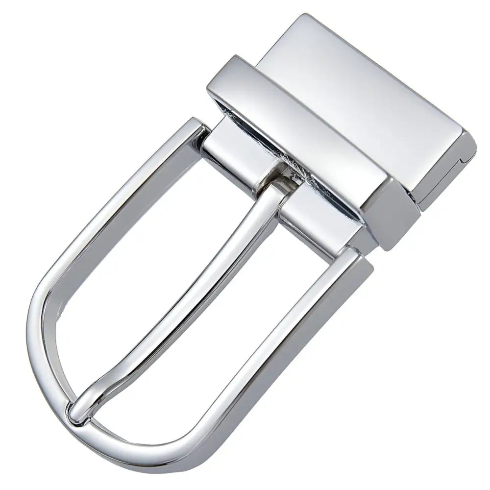 Polished metal Abia belt buckle set for stylish accessories and belt buckle upgrades
