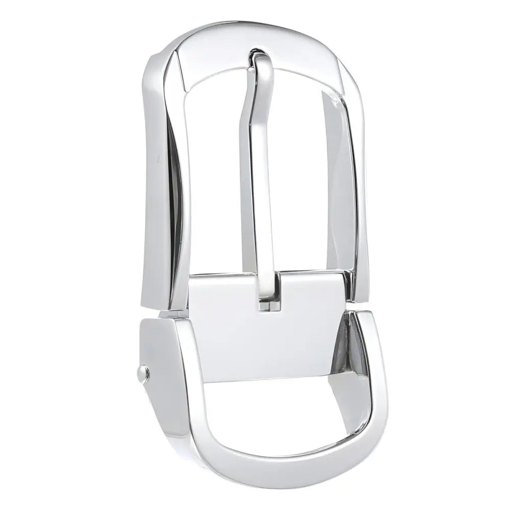 Shiny Silver Artie Ardillon Belt Buckle for Stylish Accessories featuring a belt buckle design
