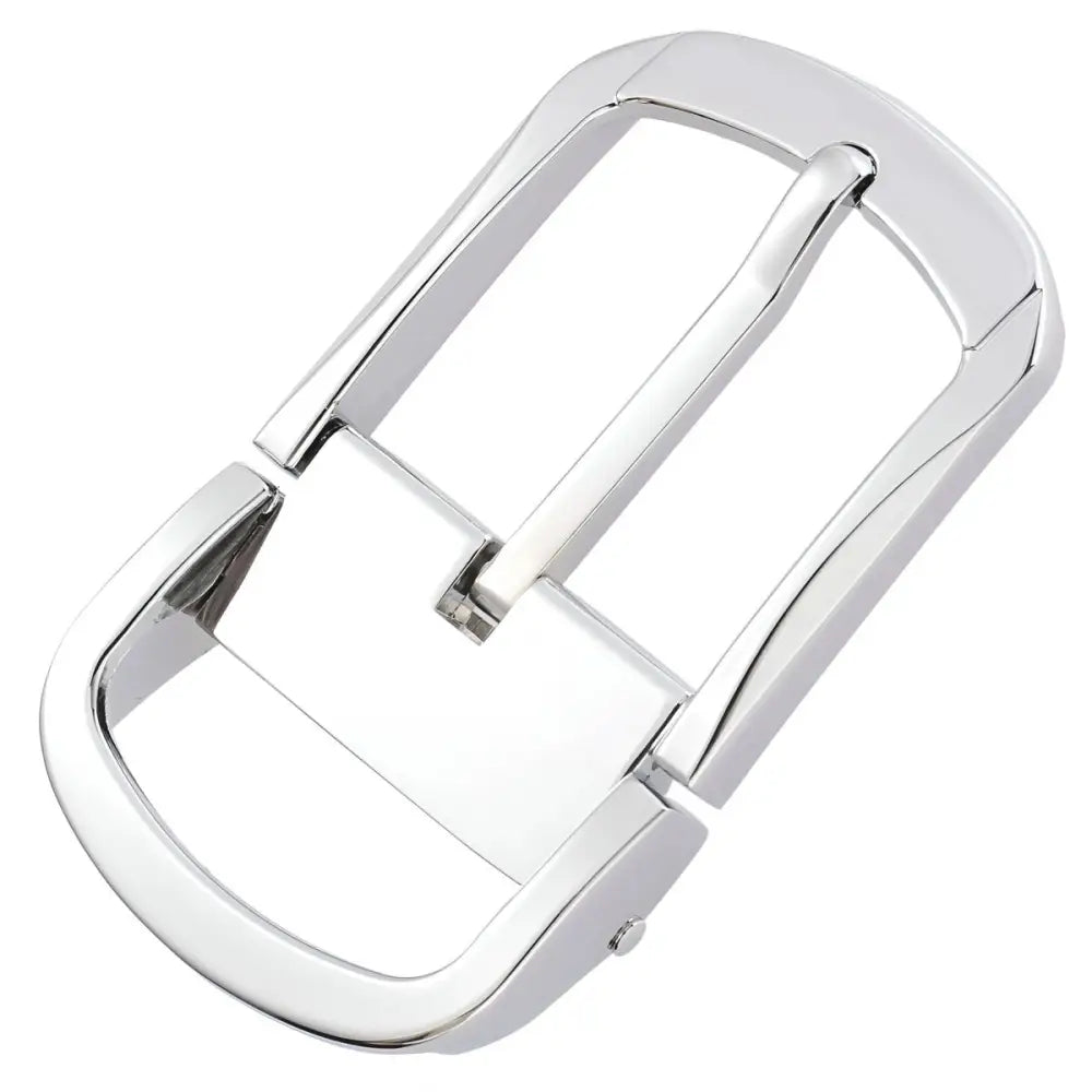 Shiny silver Artie Ardillon belt buckle for stylish accessories and belt buckle designs