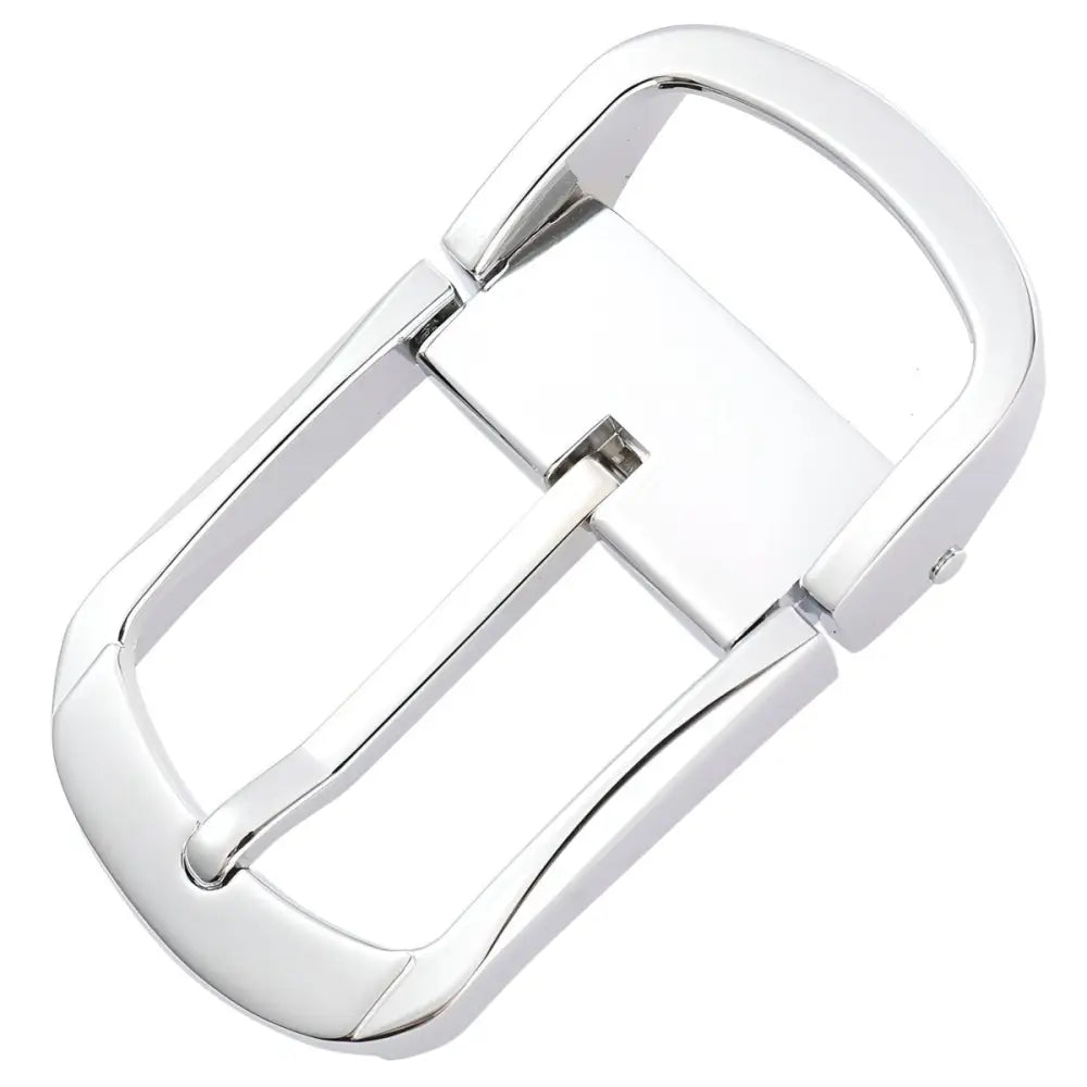 Shiny Silver Artie Ardillon Belt Buckle for Stylish Accessories featuring a polished belt buckle