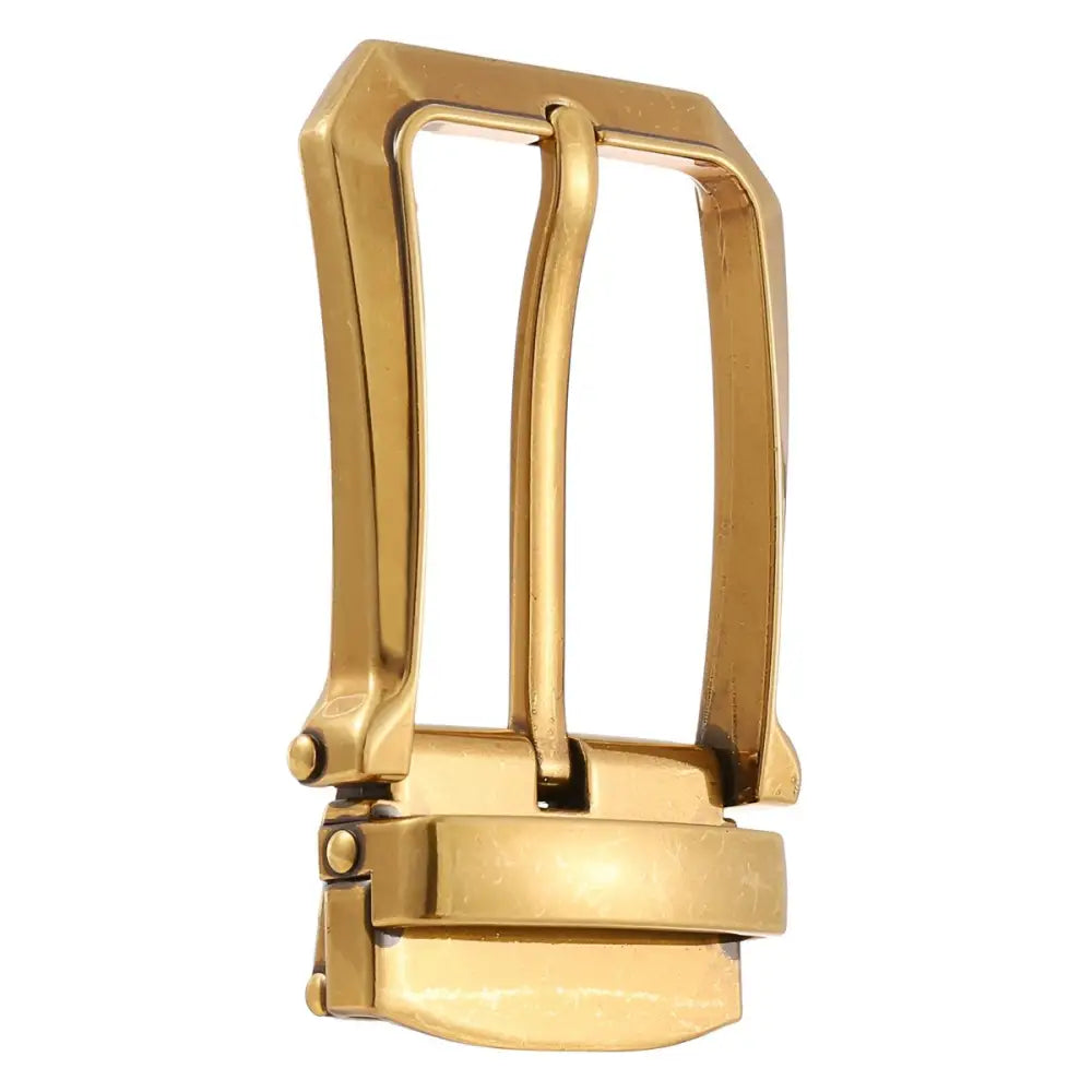 Gold-toned metal belt buckle for Maxie Belt Buckle and Maxie Belt collection