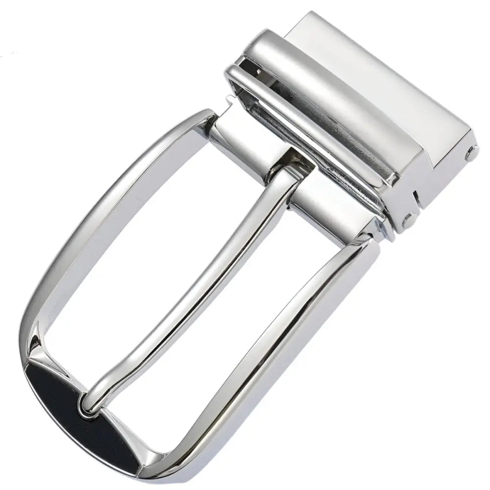 Silver-toned Neal Model Pin Belt Buckle for Stylish Accessories, premium belt buckle design