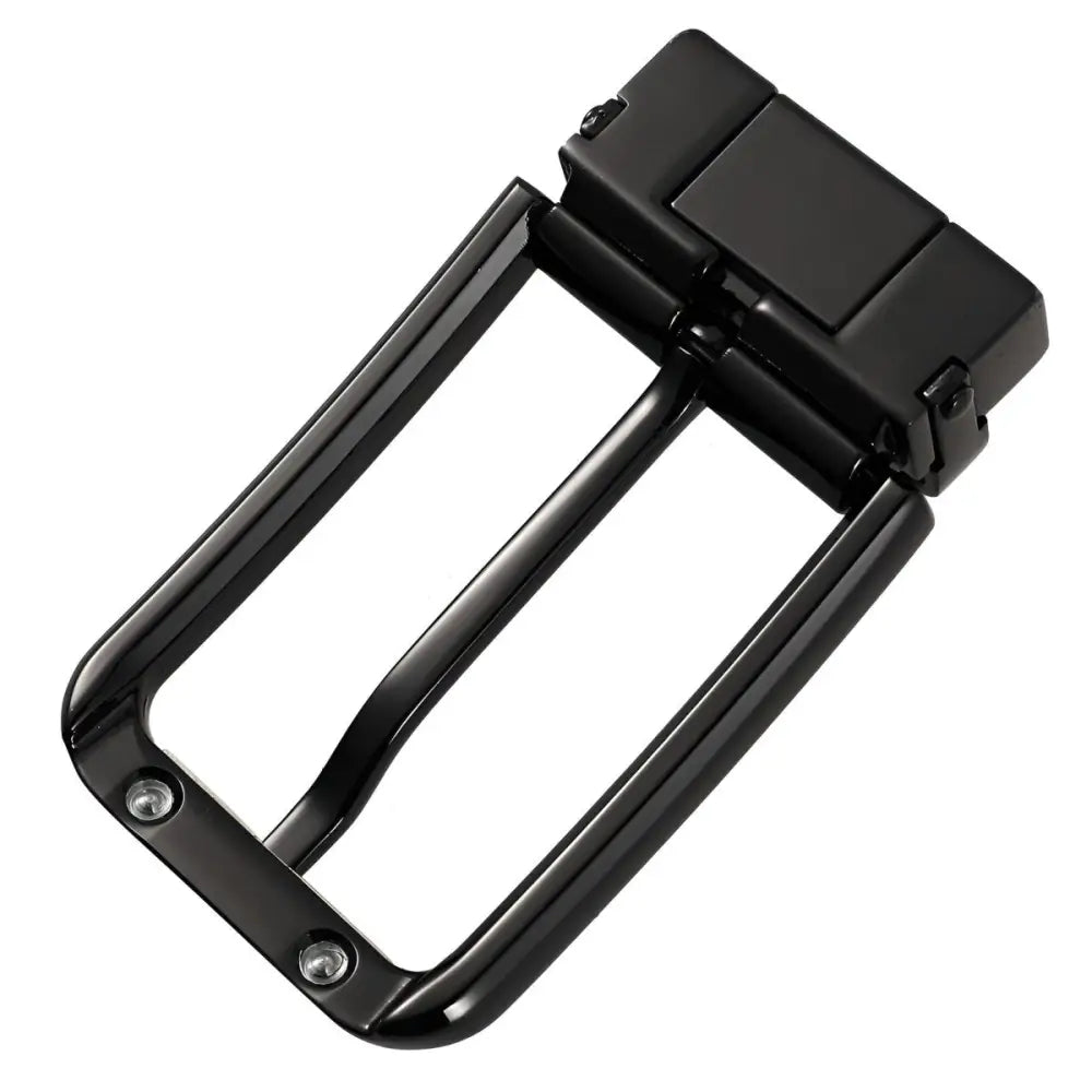 Black and Gold Metal Belt Buckle for Loop Belt and Buckle Loop Style