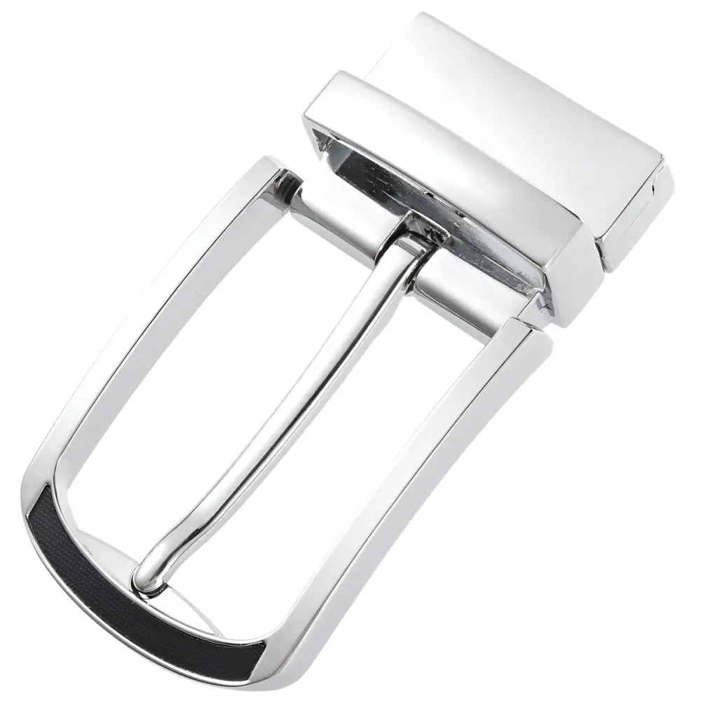 Shiny polished silver Rolla Belt buckle designed for stylish wear and durability