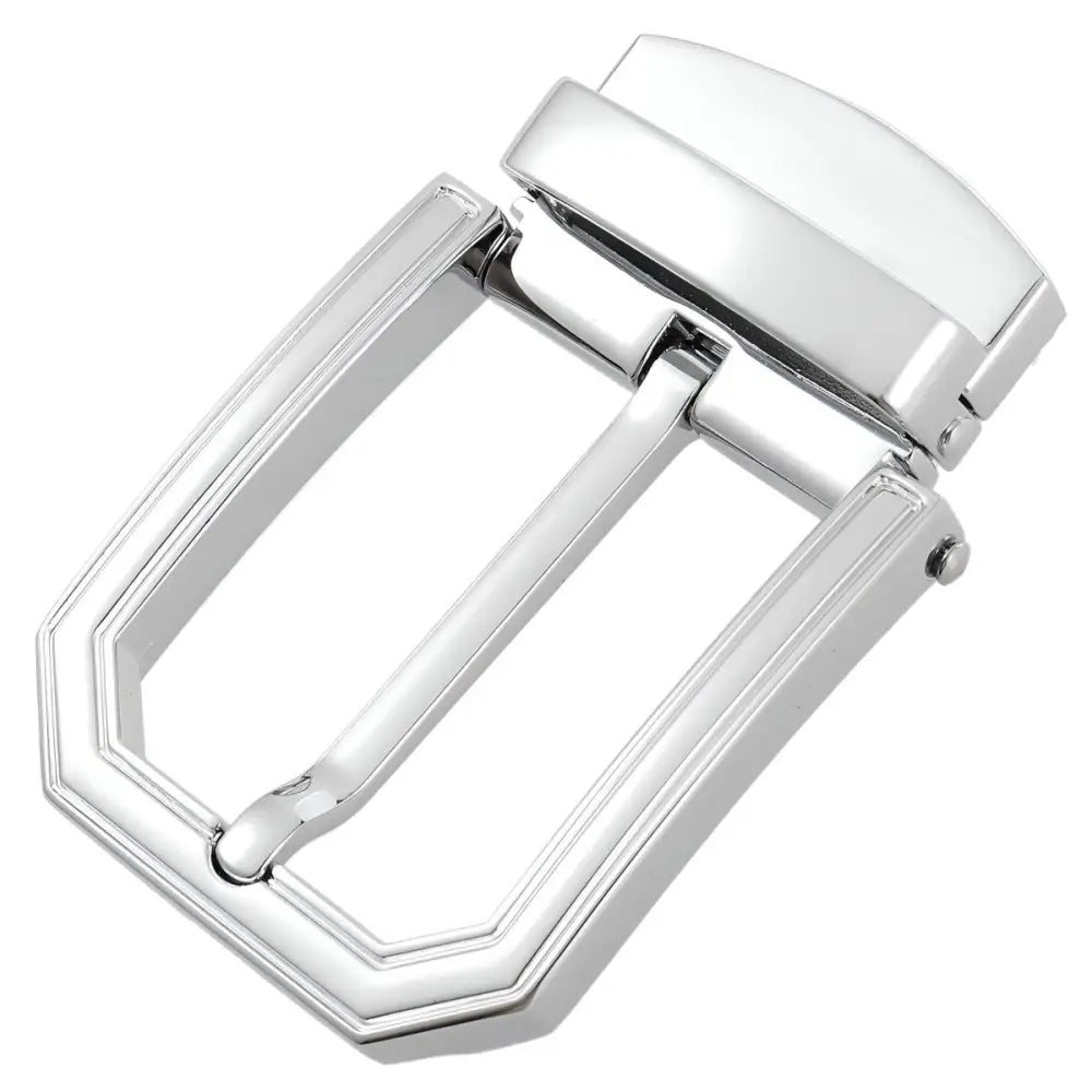 Polished metal Saul Prong belt buckle for Gold and black Saul Prong belt prong belt