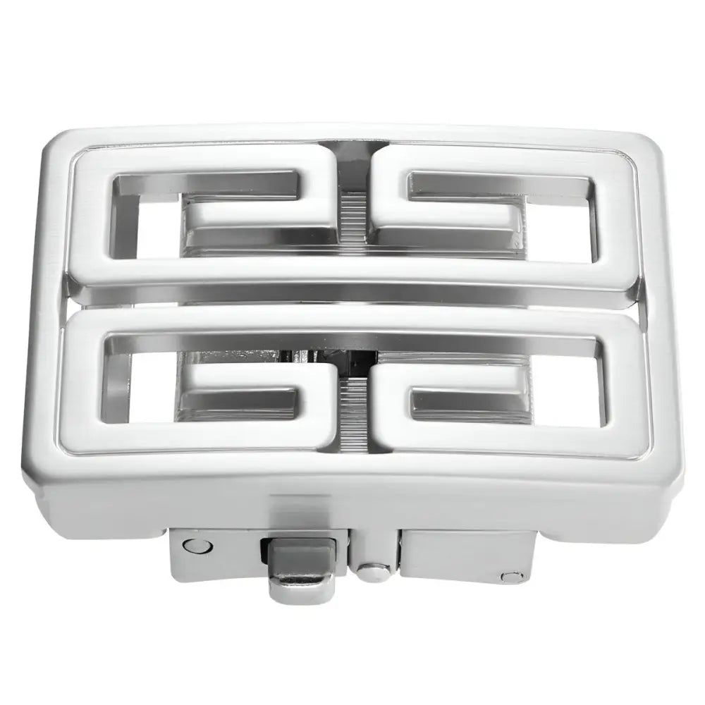 Silver-toned belt buckle clasp for watches and belts from Gold Tone Geometric Belt Buckle collection