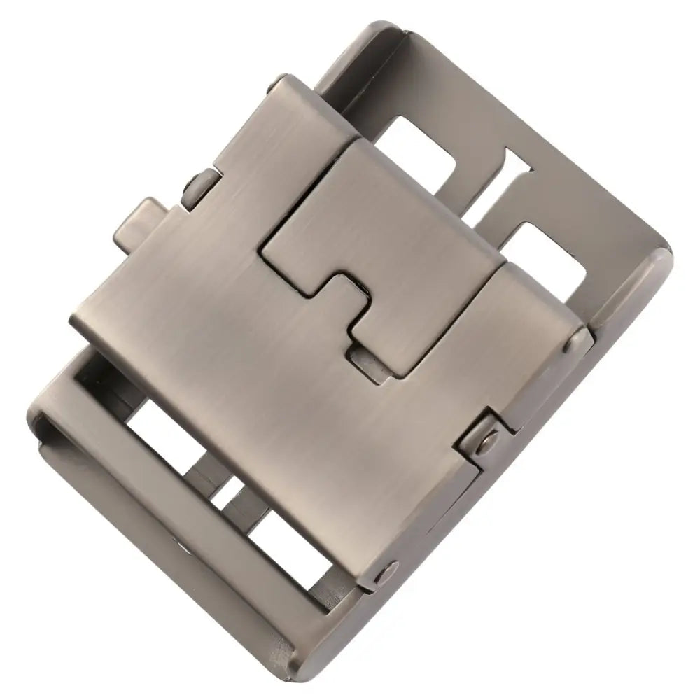 Gold tone geometric belt buckle clasp for watches and belts for a stylish accessory