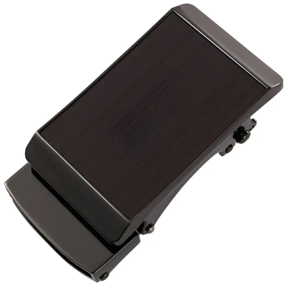 Black metal belt buckle from the Silver and Blue Cooper Model Automatic Belt Buckle collection