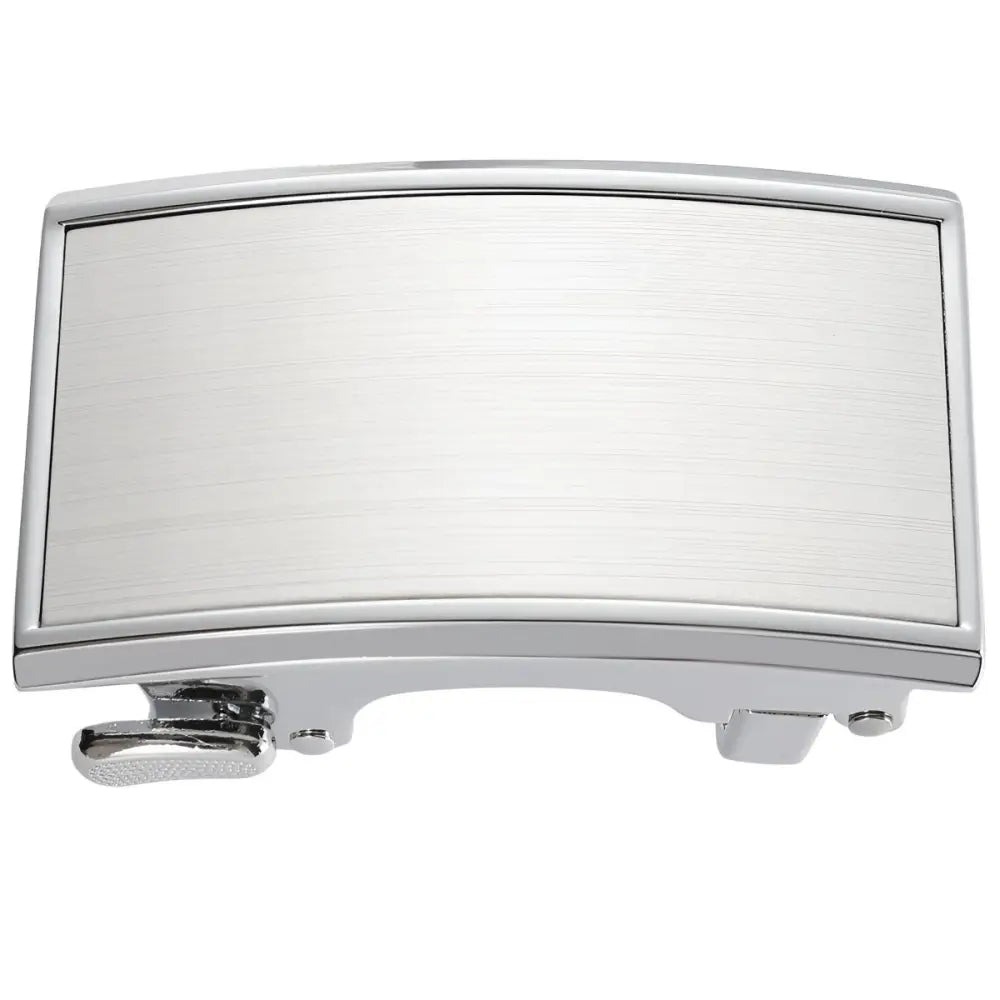 Silver-toned Damon Model Belt Buckle showcasing stylish belt accessory for men