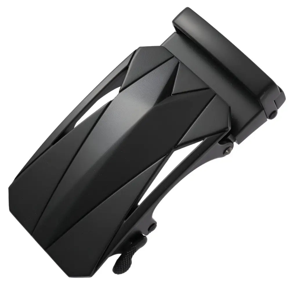 Black metal Flavio Belt Buckle with automatic closure for Geometric Flavio Belt Buckle installment