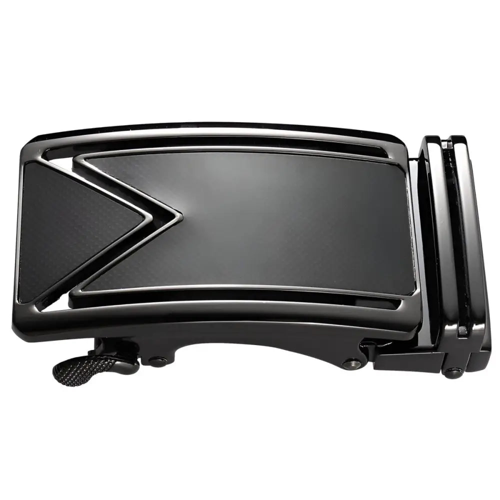 Black metal belt buckle for Ceinture Automatique, stylish and durable accessory