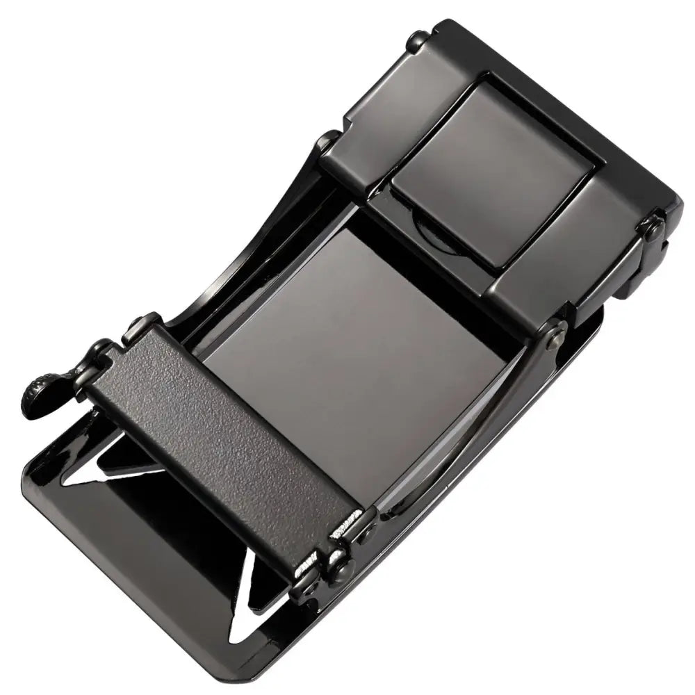 Black metal belt buckle for Ceinture Automatique, stylish and durable accessory