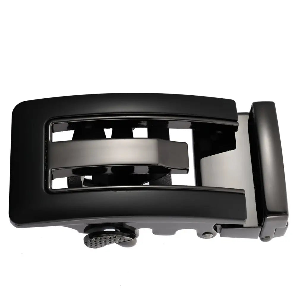 Black metal belt buckle for elegant accessories in the Gold and Black Belt Buckle product