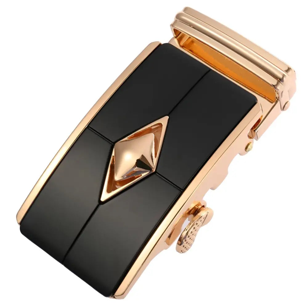 Mikail Model gold and black belt buckle for stylish accessories product image