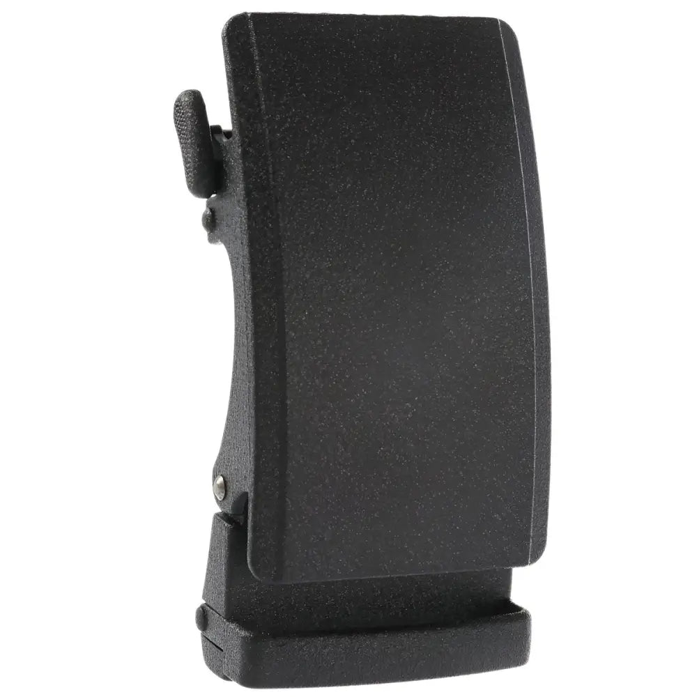 Black metal belt buckle for Nixon automatic belt with textured finish