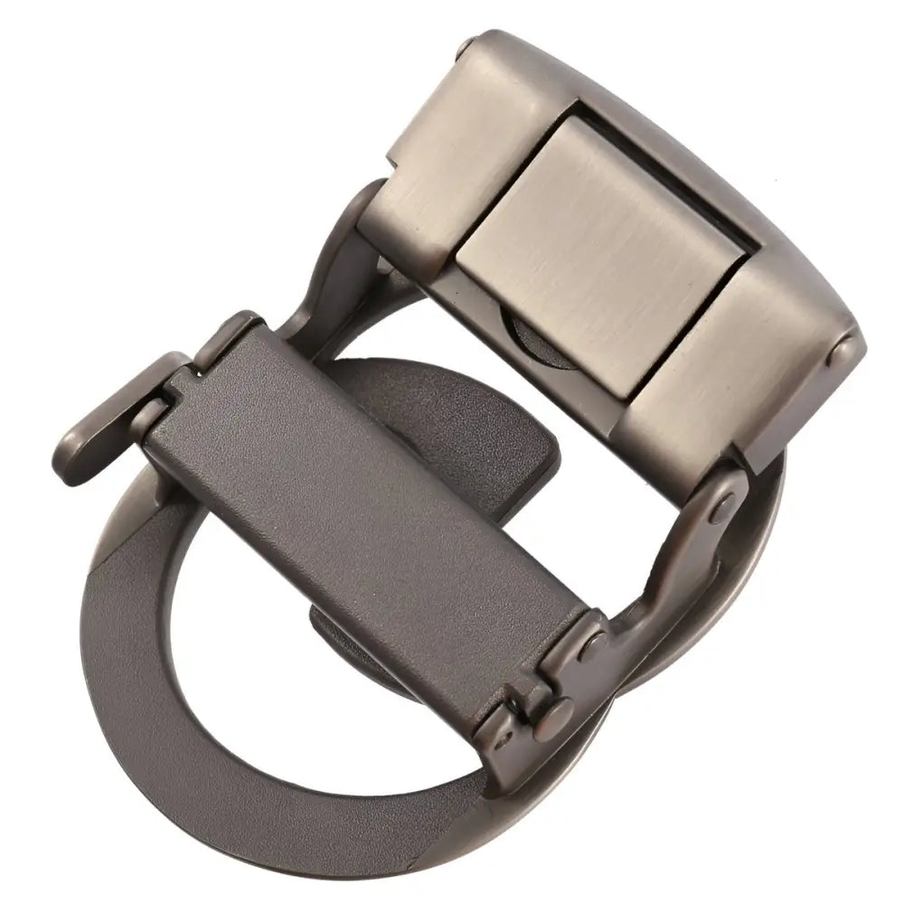 Silver Interlocking G belt buckle for elegant Indy belt, premium belt buckle accessory