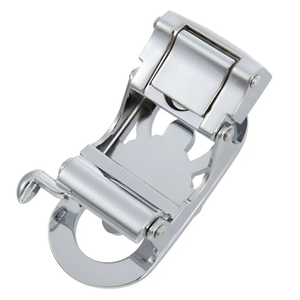Shiny metal Tessie Automatic Belt Buckle with Gold and Silver Jewel Embellishments