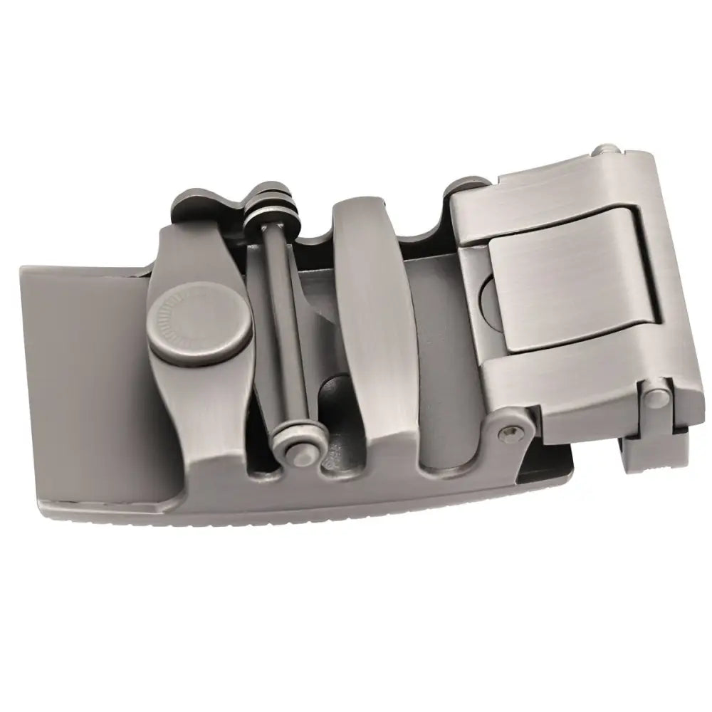 Metal belt buckle for Black Textured Ratchet Belt Buckle for Stylish Wear product