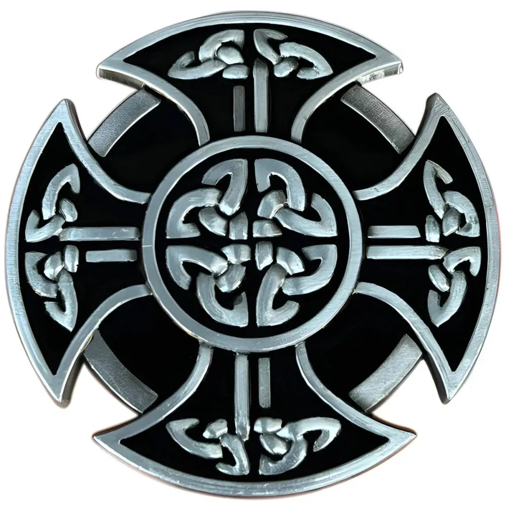 Celtic knot cross belt buckle for celtic belts and accessories, handcrafted Celtic belt buckle design