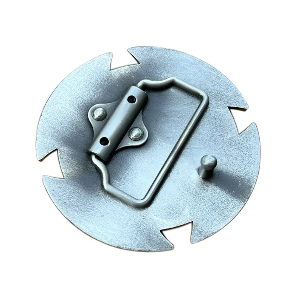 Circular metal Celtic Knot Cross belt buckle for Celtic belts and accessories