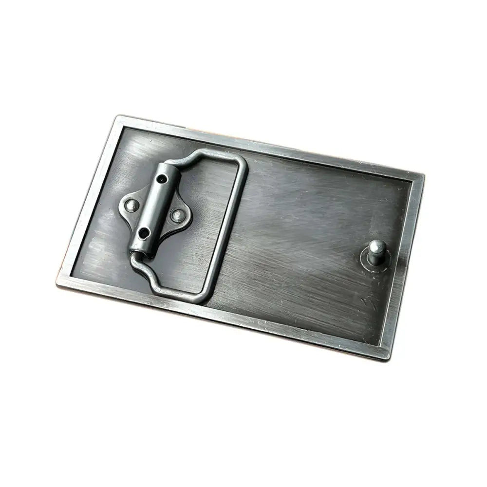 Rectangular metal belt buckle from Silver Celtic Knot Belt Buckle for Elegant Men and Women