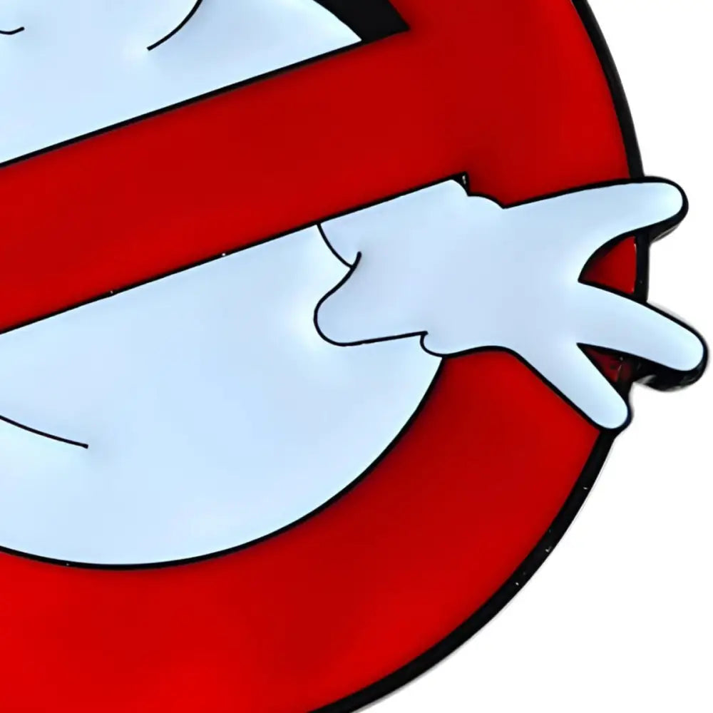 Ghostbusters cinema logo pin featuring Ghostbusters emblem as belt buckle accessory