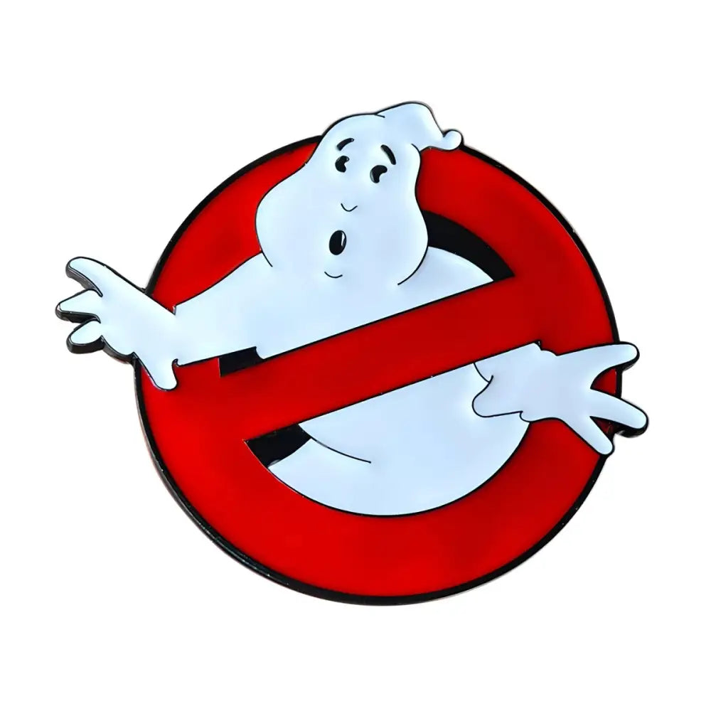 Ghostbusters cinema logo pin featuring Ghostbusters emblem suitable for belt buckle accessory