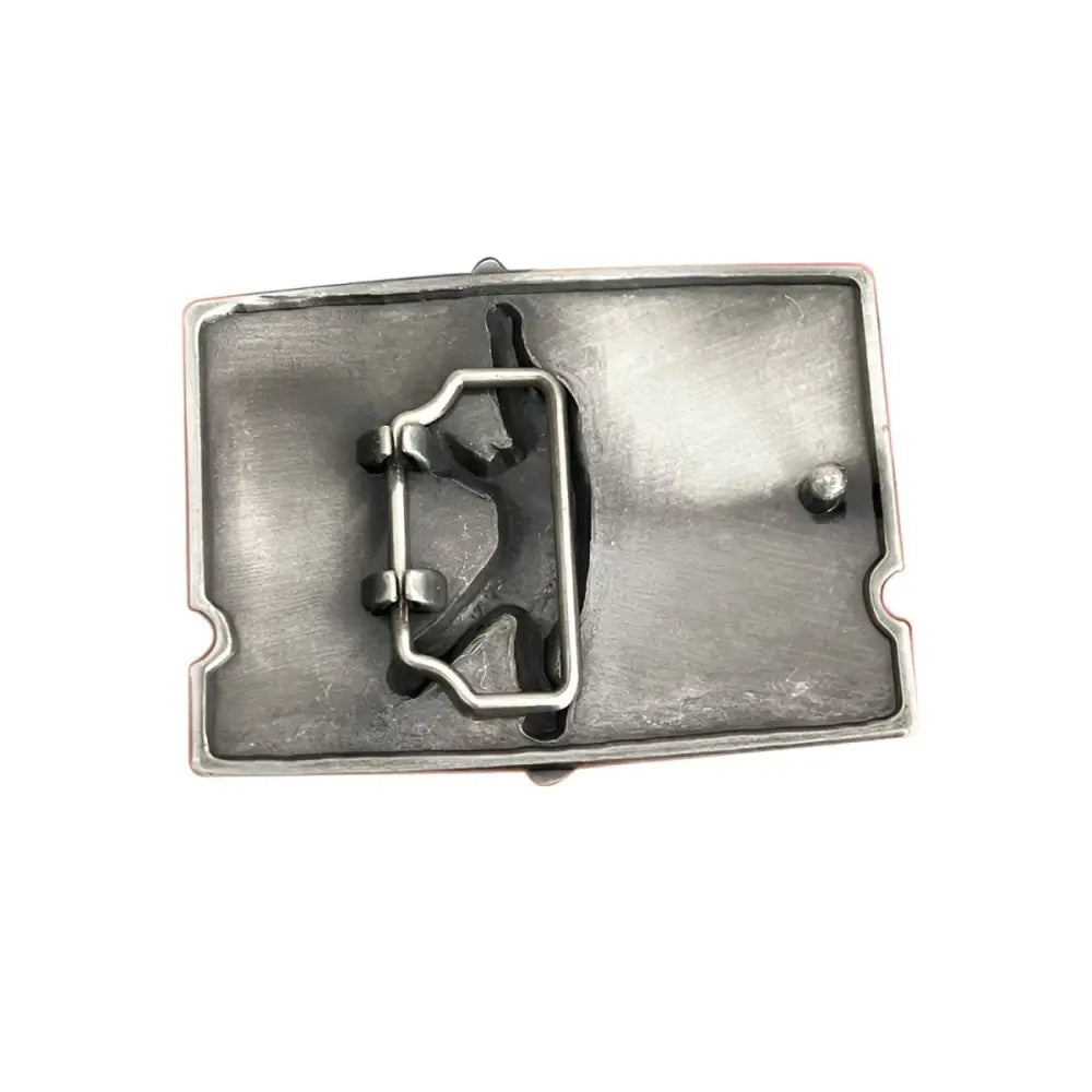 Rectangular metal belt buckle for AC/DC Ceinture Musique Rock Band Accessory